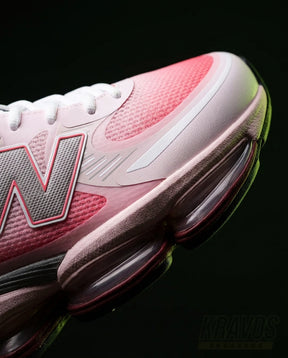 NB Mesh Layered Pod-Sole Runner Pink White Burgundy