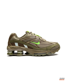 NK 2 Mesh Visible-Shox Runner Olive Green #olivegreen
