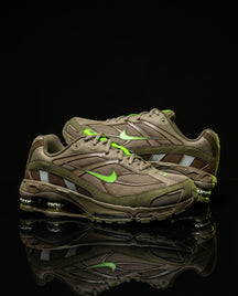 NK 2 Mesh Visible-Shox Runner Olive Green