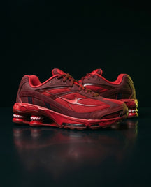 NK 2 Mesh Visible-Shox Runner Red Burgundy