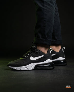 NK 270 Mesh Layered Bubble Runner Black White