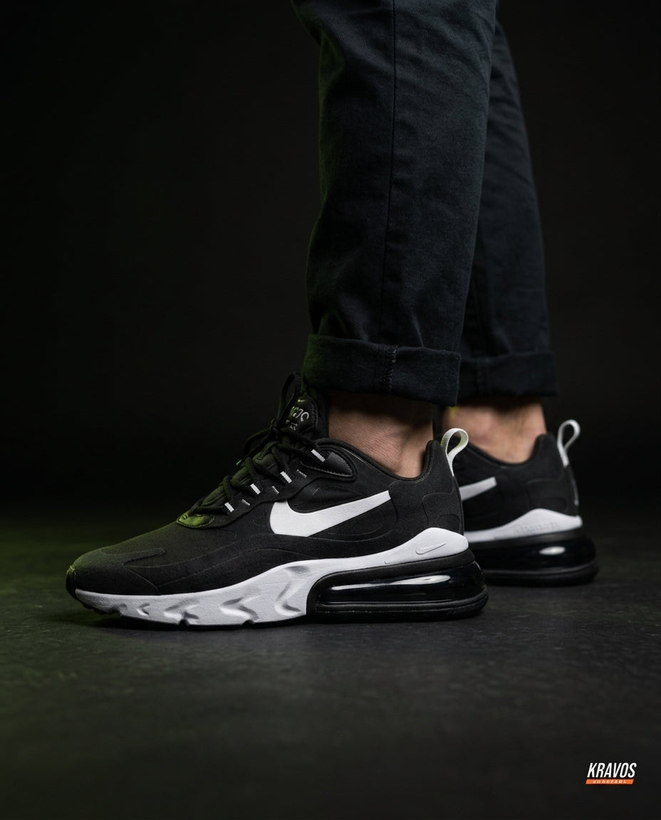 NK 270 Mesh Layered Bubble Runner Black White