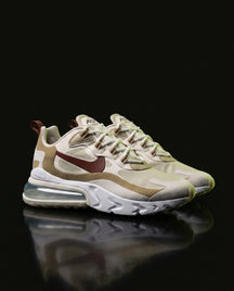 NK 270 Mesh Layered Bubble Runner Cream Khaki Maroon