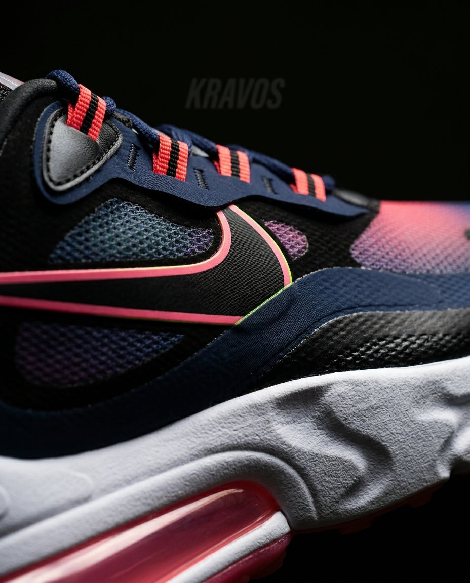 NK 270 Mesh Layered Bubble Runner Navy Black Pink