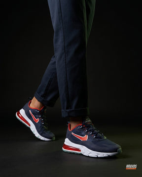 NK 270 Mesh Layered Bubble Runner Navy Red White
