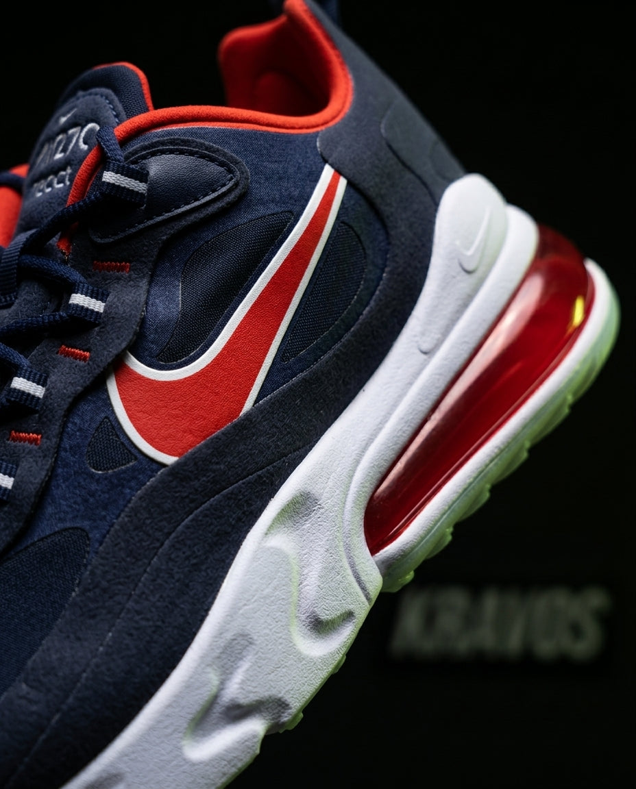 NK 270 Mesh Layered Bubble Runner Navy Red White
