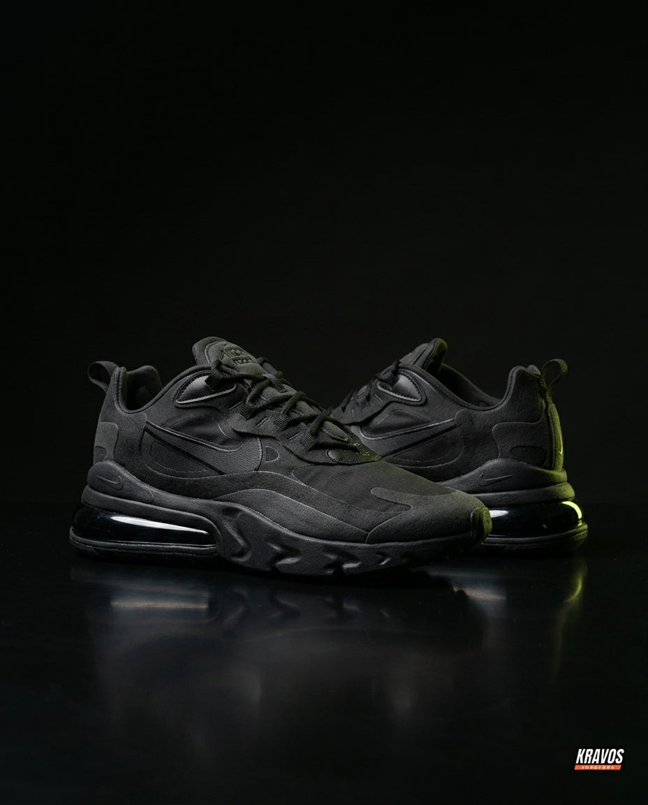 NK 270 Mesh Layered Bubble Runner Triple Black