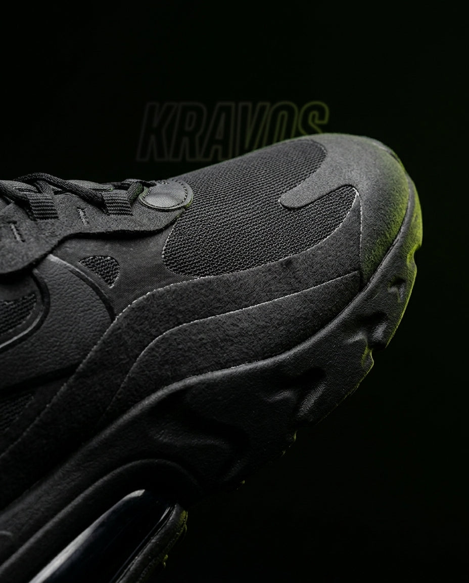 NK 270 Mesh Layered Bubble Runner Triple Black