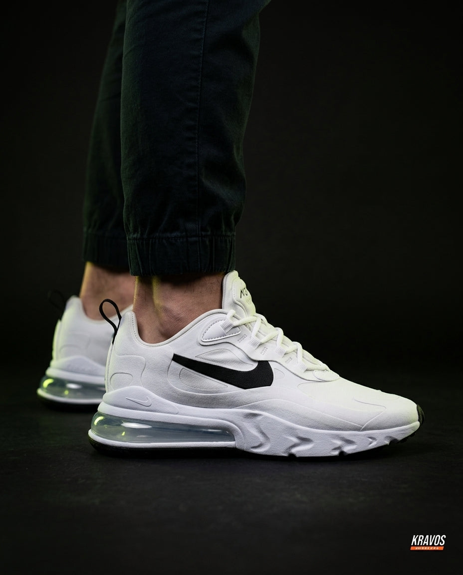 NK 270 Mesh Layered Bubble Runner White Black