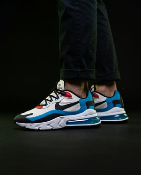 NK 270 Mesh Layered Bubble Runner White Blue Black Red