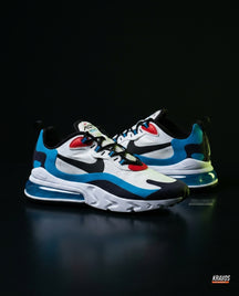 NK 270 Mesh Layered Bubble Runner White Blue Black Red