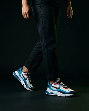 NK 270 Mesh Layered Bubble Runner White Blue Black Red