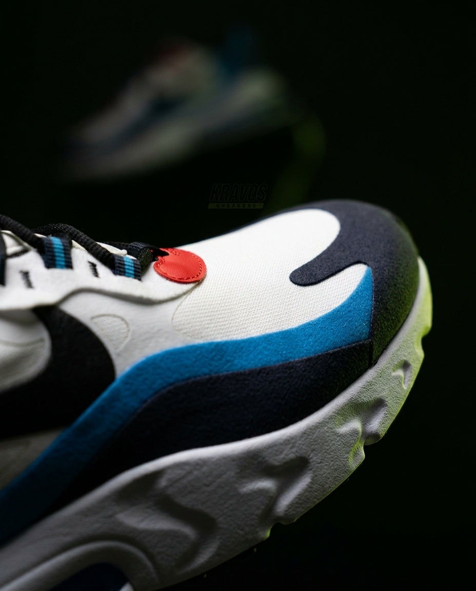 NK 270 Mesh Layered Bubble Runner White Blue Black Red