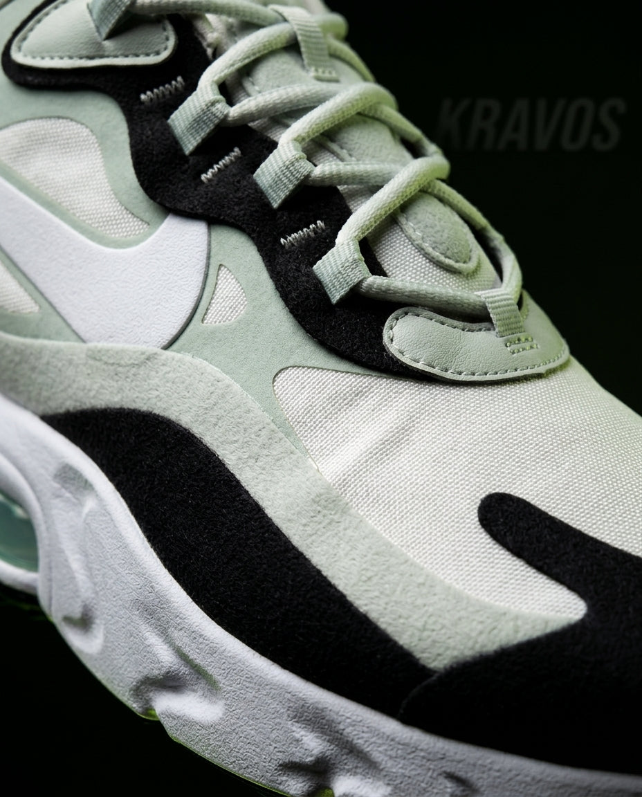 NK 270 Mesh Layered Bubble Runner White Mint Black