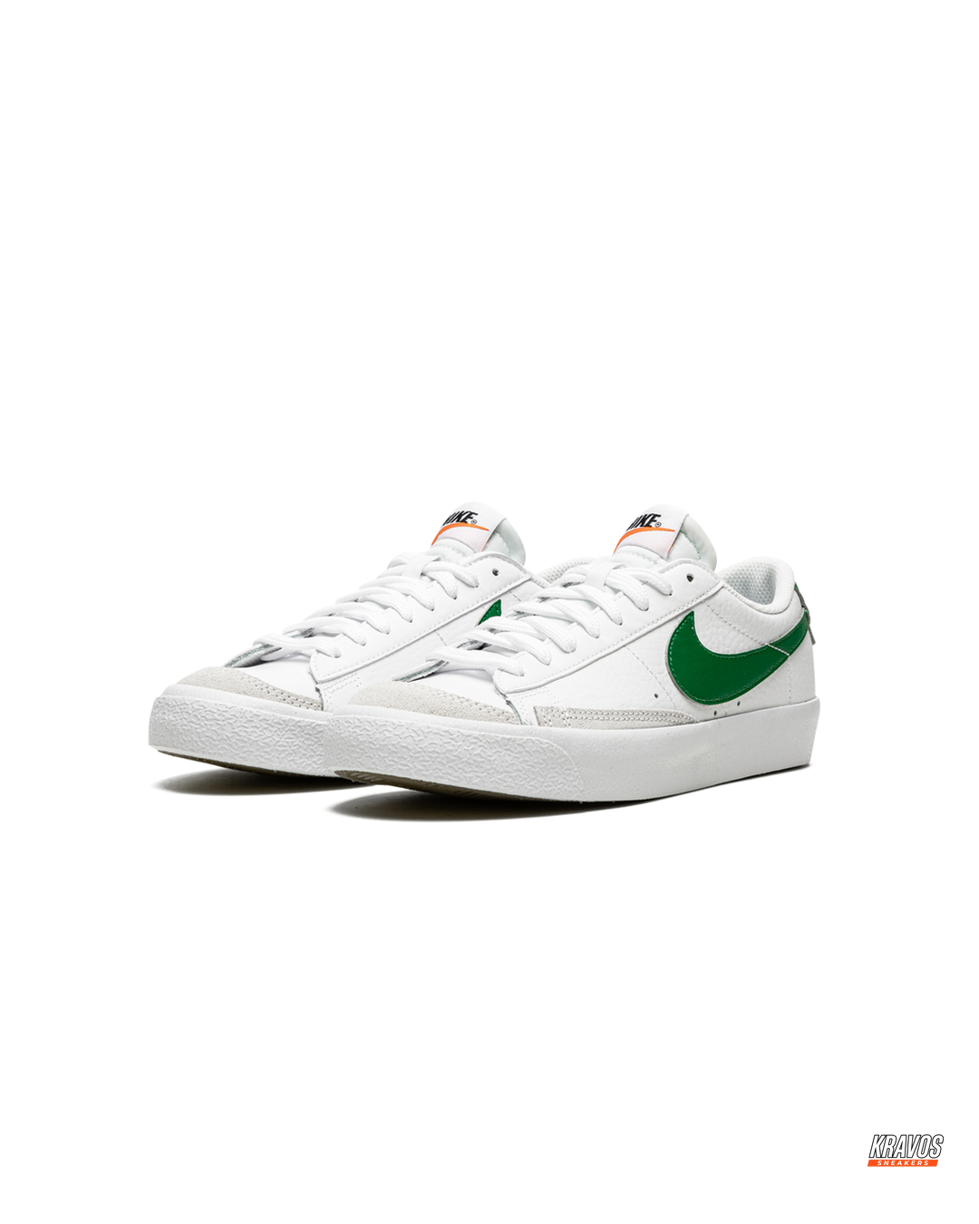 NK 77 Leather Panelled Court Trainer