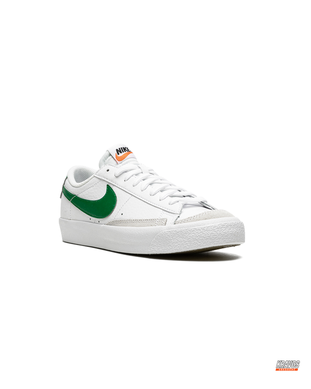 NK 77 Leather Panelled Court Trainer