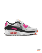 NK 90 Mesh Layered Air-Sole Runner Grey White Pink #greywhitepink