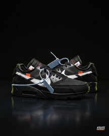 NK 90 Mesh Panelled Runner Trainer Black White