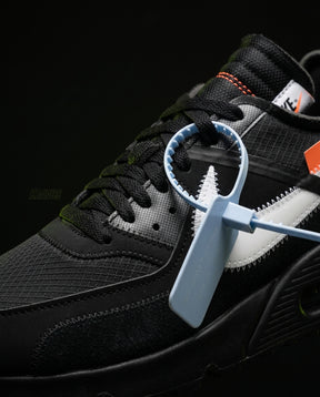 NK 90 Mesh Panelled Runner Trainer Black White
