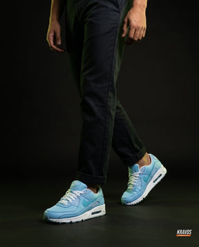 NK 90 Mesh Panelled Runner Trainer Blue White