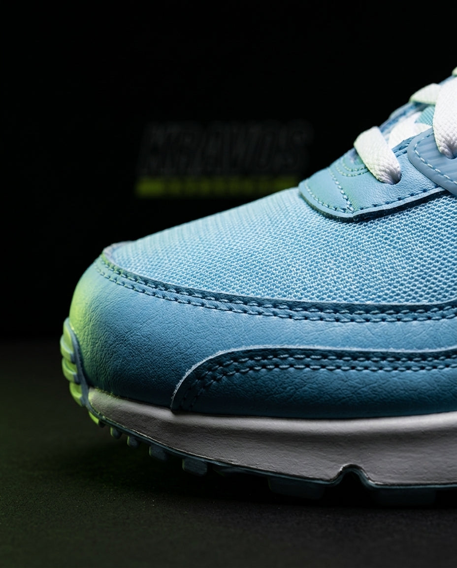 NK 90 Mesh Panelled Runner Trainer Blue White