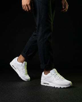 NK 90 Mesh Panelled Runner Trainer Triple White
