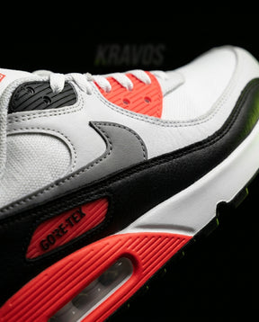 NK 90 Mesh Panelled Runner Trainer White Black Infrared