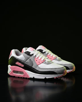 NK 90 Mesh Panelled Runner Trainer White Grey Pink