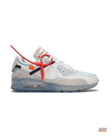 NK 90 Mesh Panelled Runner Trainer White Grey Red #whitegreyred