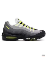 NK 95 Mesh Layered Running Trainer Black Grey Volt #blackgreyvolt