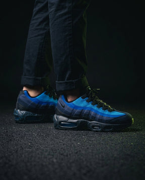 NK 95 Mesh Layered Wave Runner Blue Black