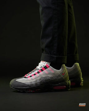 NK 95 Mesh Layered Wave Runner Grey Black Pink