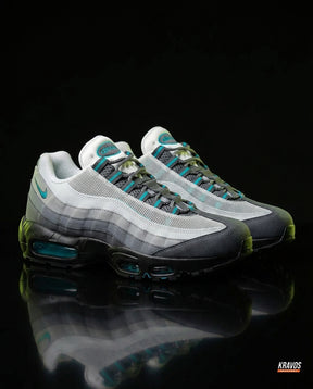 NK 95 Mesh Layered Wave Runner Grey Black Teal