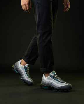 NK 95 Mesh Layered Wave Runner Grey Black Teal