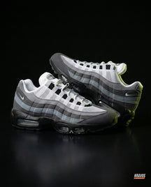 NK 95 Mesh Layered Wave Runner Grey Black White