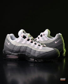 NK 95 Mesh Layered Wave Runner Grey Pink Black