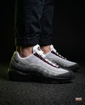 NK 95 Mesh Layered Wave Runner White Grey Black Maroon