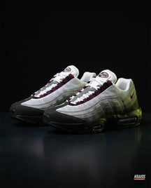 NK 95 Mesh Layered Wave Runner White Grey Black Maroon