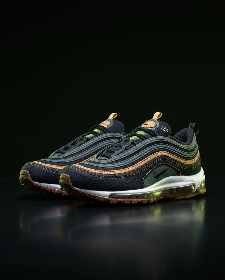 NK 97 Mesh Layered Wave Runner Black Cork Gum