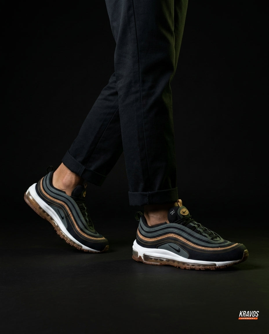 NK 97 Mesh Layered Wave Runner Black Cork Gum