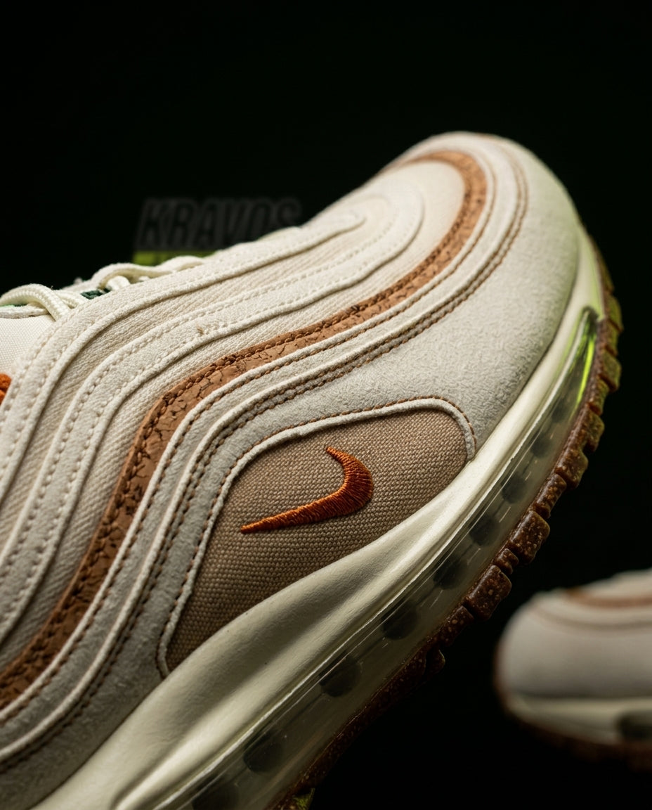 NK 97 Mesh Layered Wave Runner Cream Brown Orange