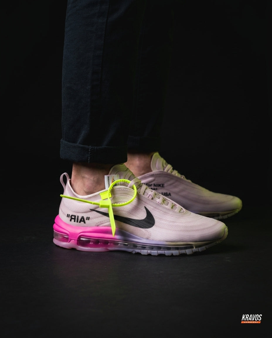 NK 97 Mesh Layered Wave Runner Pink Purple White