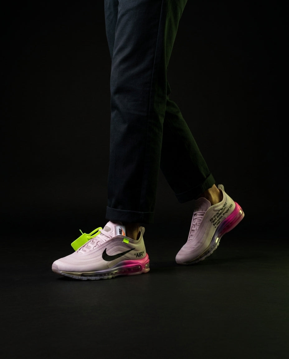 NK 97 Mesh Layered Wave Runner Pink Purple White
