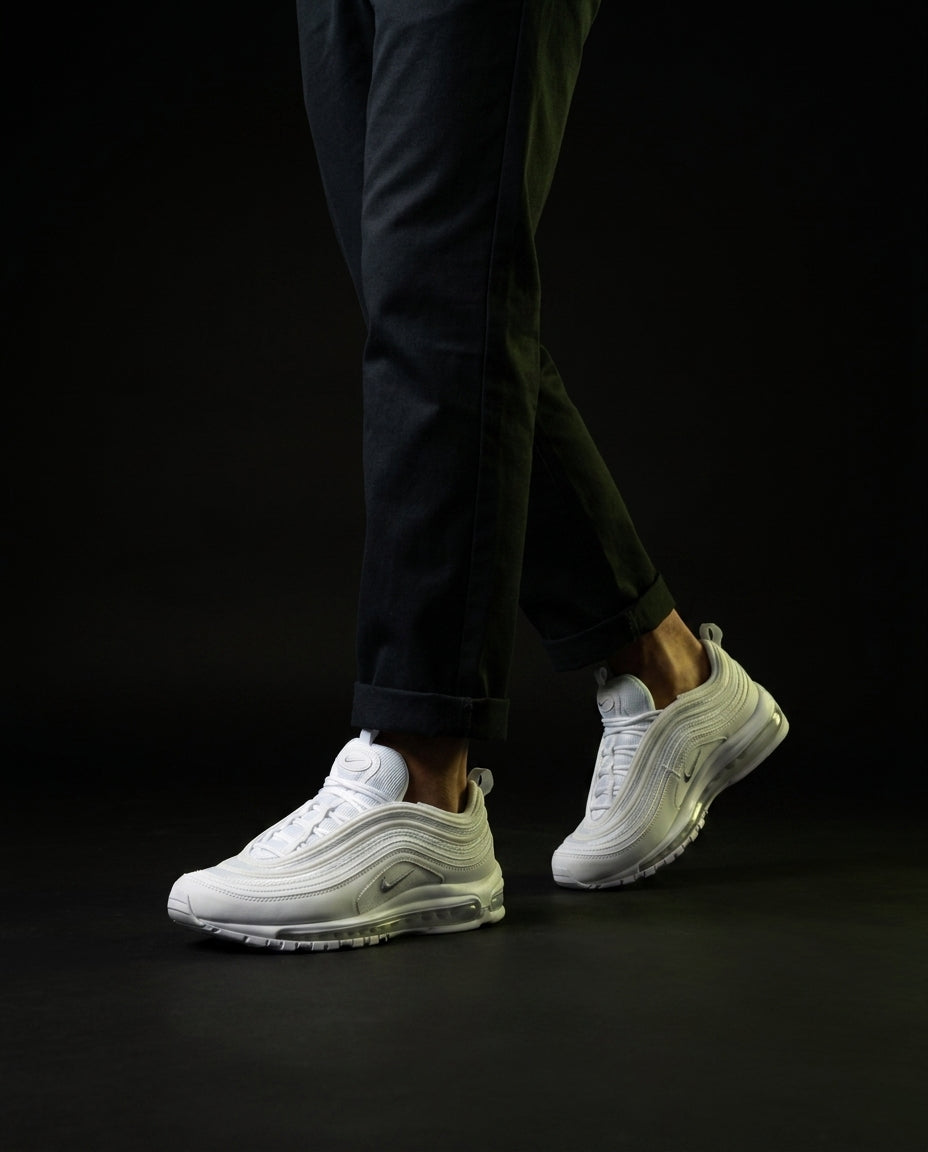 NK 97 Mesh Layered Wave Runner Triple White
