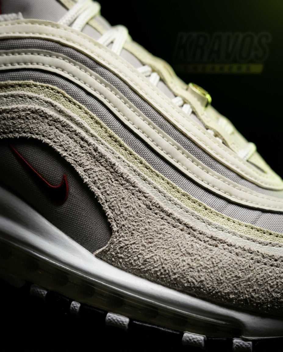 NK 97 Mesh Layered Wave Runner White Grey Sail