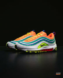 NK 97 Mesh Layered Wave Runner White Multicolor