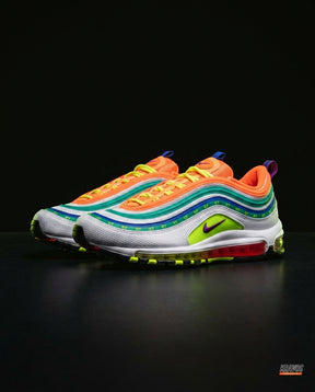 NK 97 Mesh Layered Wave Runner White Multicolor