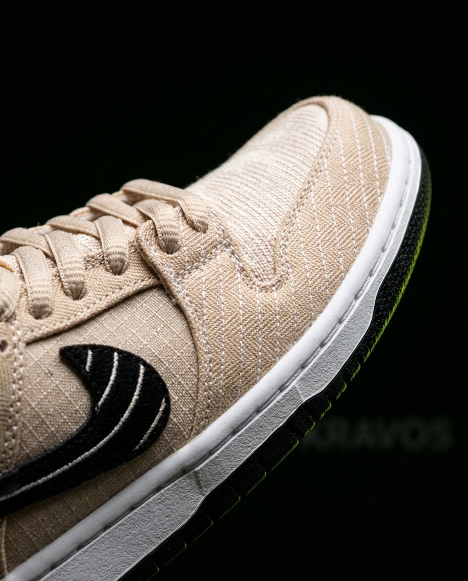 NK Canvas Herringbone Panelled Skate Low