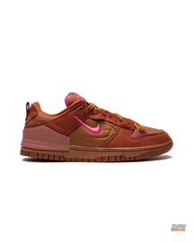 NK Canvas Layered Panelled Trainer Brown Pink #brownpink