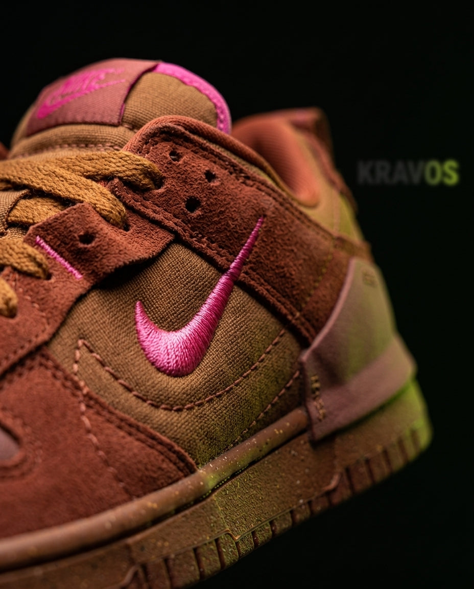 NK Canvas Layered Panelled Trainer